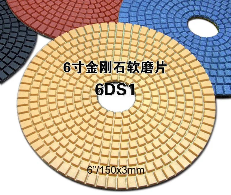 Tampons diamantés humide — DS1 Standard Ø 150 mm (6DS1)