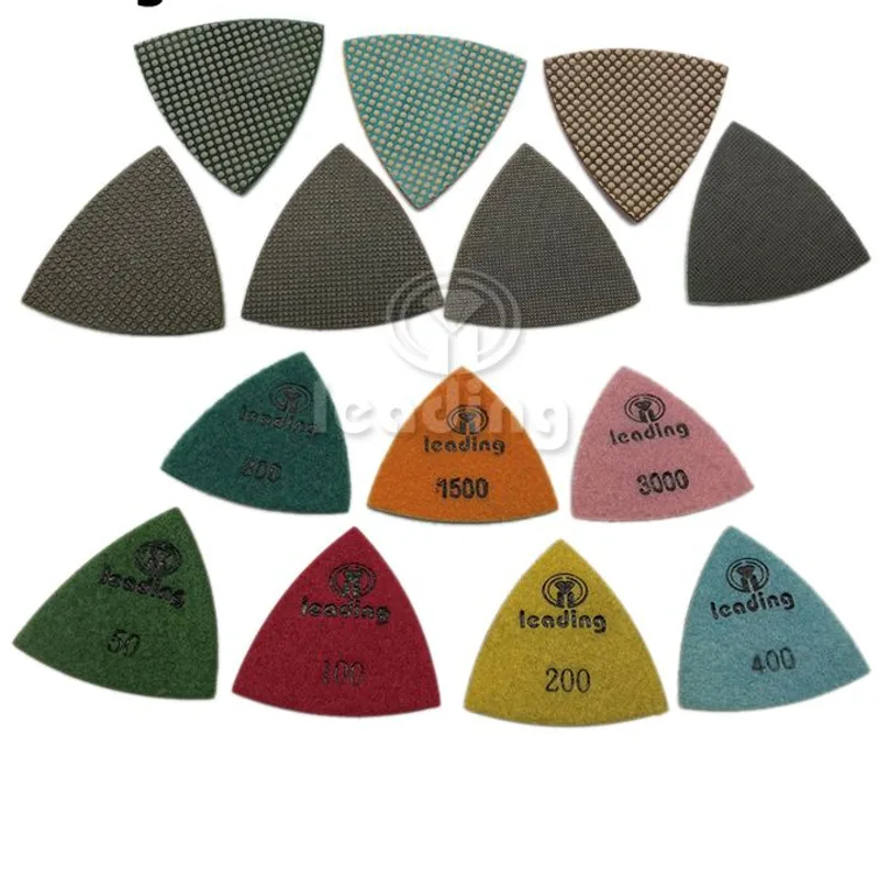 Tampons triangulaires — Humide et Sec