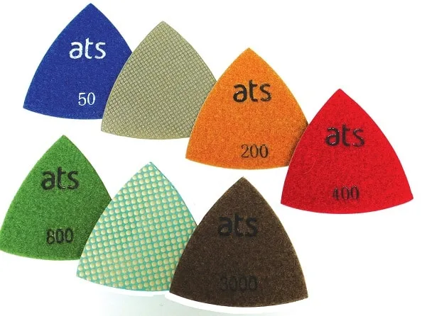 Tampons de polissage triangulaires — Multi-outil