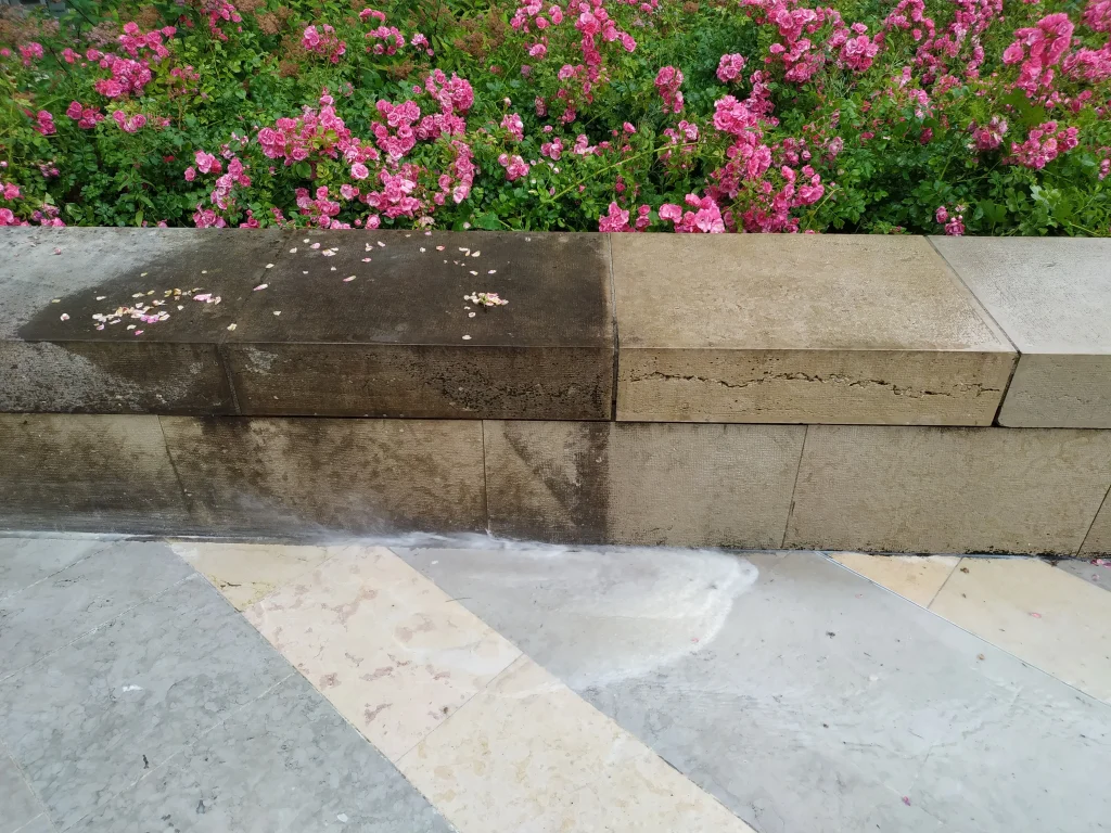 Sol marbre blanc poncé — éclat retrouvé